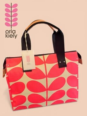 NEW - Orla Kiely Solid Stem Watson Messenger Bag with Shoulder Strap